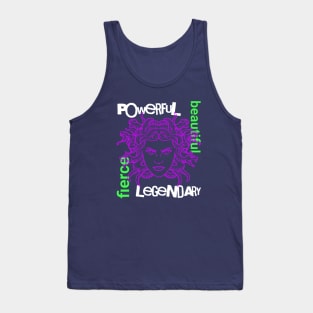 Women's Empowerment Medusa | Powerful, Fierce, Beautiful, Legendary Streetwear Tank Top